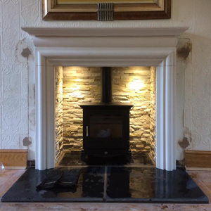 Chesneys Beaumont 5 Series Stove with Gallery Asquith Fireplace