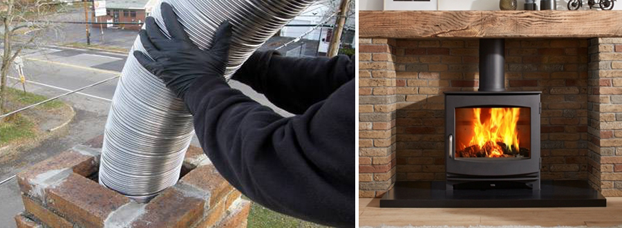 The importance of fitting a flue liner with a wood burning stove