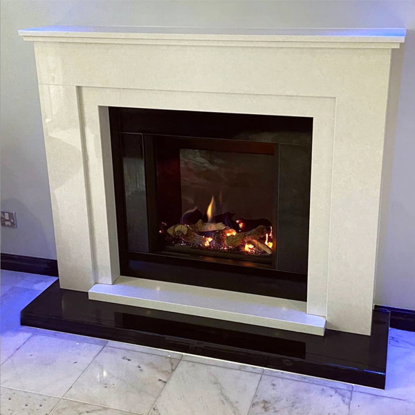 Custom Fireplace with Gazco Gas Fire Manchester